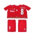 Fotbollströja Liverpool GERRARD 8 LWP 2005 Retro Män Hemmaställ 2004 Kort ärm