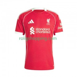 Fotbollströja Liverpool Män Hemmaställ 2025-2026 Kort ärm