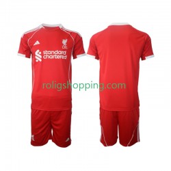 Fotbollströja Liverpool Barn Hemmaställ 2025-2026 Kort ärm