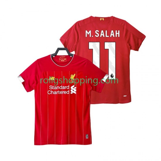 Fotbollströja Liverpool M SALAH 11 2019 2020 Retro Män Hemmaställ Kort ärm
