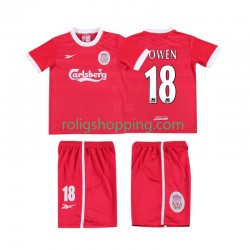 Fotbollströja Liverpool OWEN 18 LWP 1997 1998 Retro Barn Hemmaställ Kort ärm