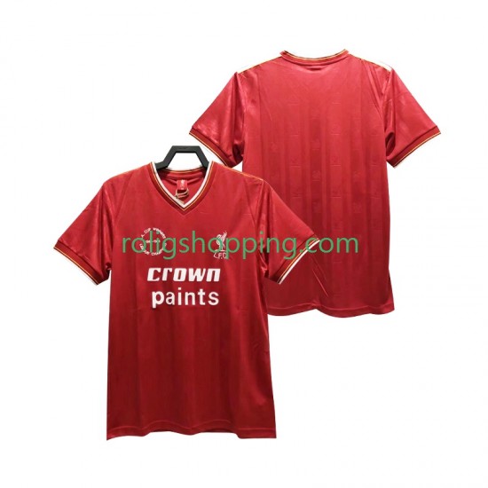 Fotbollströja Liverpool 1985 1986 Retro Män Hemmaställ Kort ärm