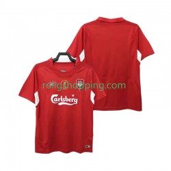 Fotbollströja Liverpool 2005 Retro Män Hemmaställ 2004 Kort ärm