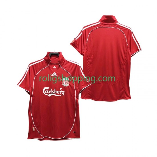 Fotbollströja Liverpool Retro Män Hemmaställ 2008 2006 Kort ärm