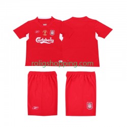 Fotbollströja Liverpool LWP 2005 Retro Män Hemmaställ 2004 Kort ärm