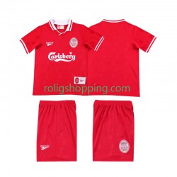 Fotbollströja Liverpool LWP 1996 1997 Retro Barn Hemmaställ Kort ärm
