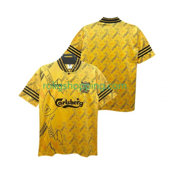 Fotbollströja Liverpool 1996 Retro Män Tredjeställ 1994 Kort ärm