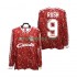 Fotbollströja Liverpool Rush 9 1989 1991 Retro Män Hemmaställ Lång ärm