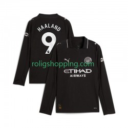 Fotbollströja Manchester City Erling Haaland 9 Män Bortaställ 2025-2026 Lång ärm