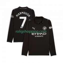 Fotbollströja Manchester City Omar Marmoush 7 Män Bortaställ 2025-2026 Lång ärm