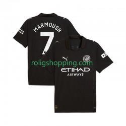 Fotbollströja Manchester City Omar Marmoush 7 Män Bortaställ 2025-2026 Kort ärm