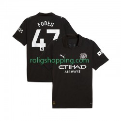 Fotbollströja Manchester City Phil Foden 47 Män Bortaställ 2025-2026 Kort ärm