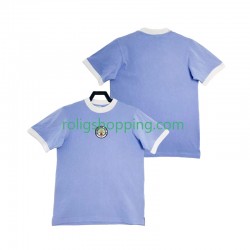 Fotbollströja Manchester City 1972 Retro Män Hemmaställ Kort ärm