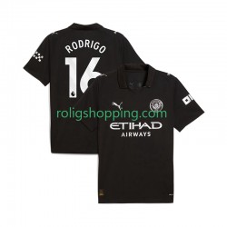Fotbollströja Manchester City Rodrigo Hernandez 16 Män Bortaställ 2025-2026 Kort ärm