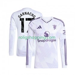 Fotbollströja Manchester United Alejandro Garnacho 17 Män Bortaställ 2025-2026 Lång ärm