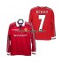 Fotbollströja Manchester United BECKHAM 7 1998 Retro Män Hemmaställ 1999 Lång ärm