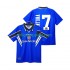 Fotbollströja Manchester United CANTONA 7 1996 1998 Retro Män Tredjeställ Kort ärm