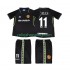 Fotbollströja Manchester United GIGGS 11 1998 Retro Barn Tredjeställ 1999 Kort ärm