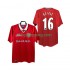 Fotbollströja Manchester United Keane 16 2000 Retro Män Hemmaställ 1999 Kort ärm