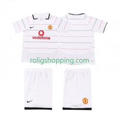 Fotbollströja Manchester United 2003 Retro Barn Tredjeställ 2006 Kort ärm