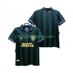 Fotbollströja Manchester United 1993 Retro Män Bortaställ 1994 Kort ärm