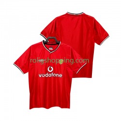 Fotbollströja Manchester United 2000 2002 Retro Män Hemmaställ Kort ärm