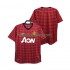 Fotbollströja Manchester United 2012 2013 Retro Män Hemmaställ Kort ärm