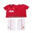 Fotbollströja Manchester United 2012 2013 Retro Barn Hemmaställ Kort ärm