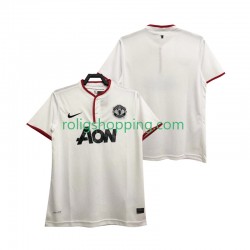 Fotbollströja Manchester United 2013 2014 Retro Män Tredjeställ Kort ärm