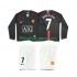 Fotbollströja Manchester United Ronaldo 7 2007 Retro Barn Bortaställ 2008 Lång ärm