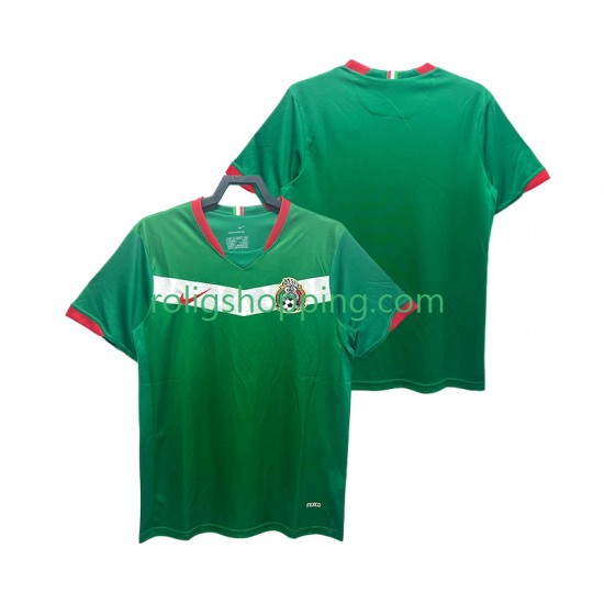 Fotbollströja Mexiko Retro Män Hemmaställ 2006 Kort ärm