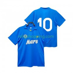 Fotbollströja SSC Napoli 10 1988 1989 Retro Män Hemmaställ Kort ärm