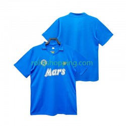 Fotbollströja SSC Napoli 1988 1989 Retro Män Hemmaställ Kort ärm