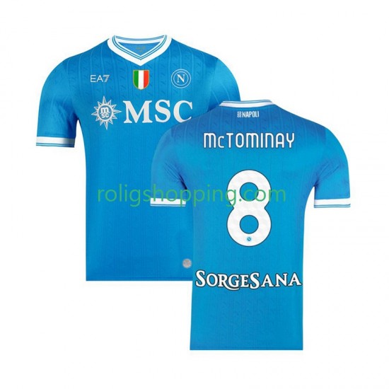 Fotbollströja SSC Napoli Scott McTominay 8 Män Hemmaställ 2025-2026 Kort ärm