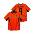 Fotbollströja Nederländerna KLUIVERT 9 2002 Retro Män Hemmaställ Kort ärm