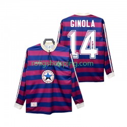Fotbollströja Newcastle United GINOLA 14 1995 1997 Retro Män Bortaställ Lång ärm