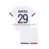 Fotbollströja Paris Saint-Germain Bradley Barcola 29 Barn Bortaställ 2025-2026 Kort ärm