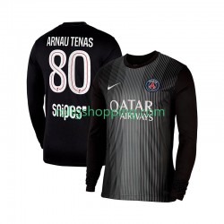Fotbollströja Paris Saint-Germain Arnau Tenas 80 Målvakt Män Hemmaställ 2025-2026 Lång ärm