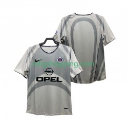Fotbollströja Paris Saint-Germain 2001 2002 Retro Män Bortaställ Kort ärm
