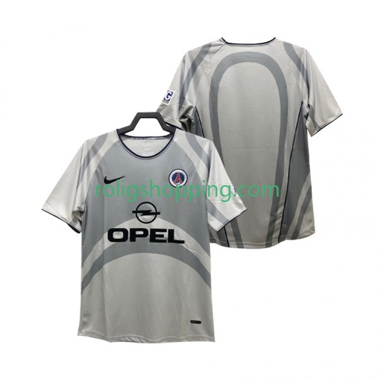 Fotbollströja Paris Saint-Germain 2001 2002 Retro Män Bortaställ Kort ärm