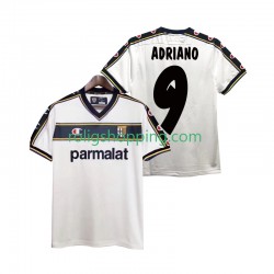Fotbollströja Parma ADRIANO 9 2002 2003 Retro Män Bortaställ Kort ärm