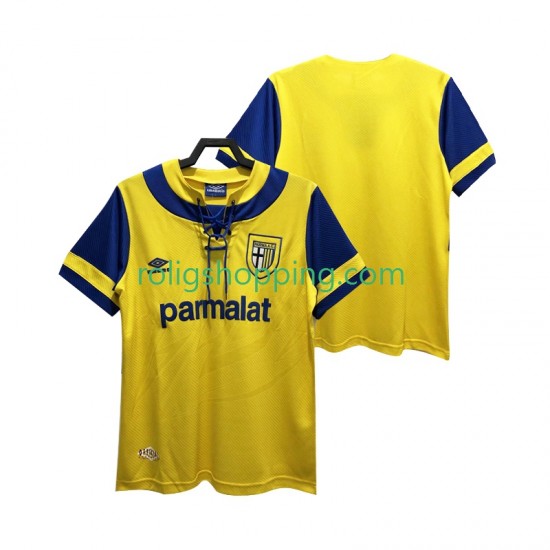 Fotbollströja Parma 1993 1995 Retro Män Bortaställ Kort ärm
