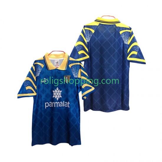 Fotbollströja Parma 1995 1996 Retro Män Bortaställ Kort ärm