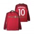 Fotbollströja Portugal BERNARDO 10 2016 Retro Män Hemmaställ Lång ärm