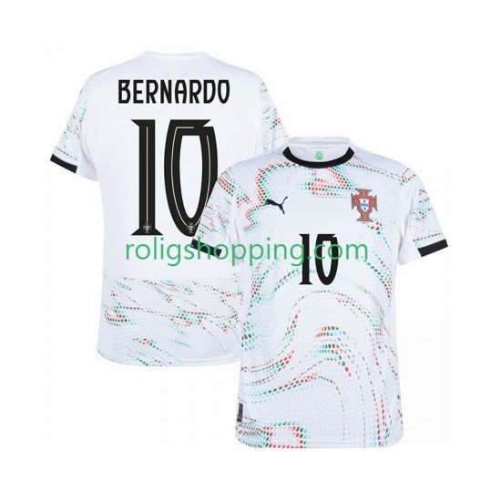 Fotbollströja Portugal Bernardo Silva 10 Män Bortaställ 2025-2026 Kort ärm