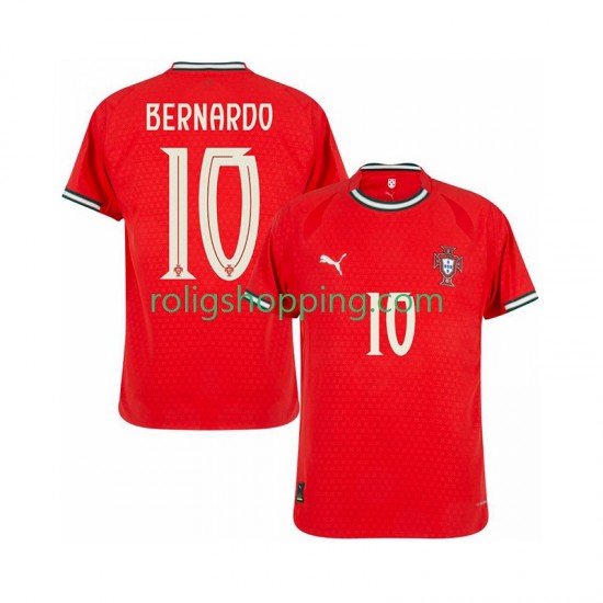 Fotbollströja Portugal Bernardo Silva 10 Män Hemmaställ 2025-2026 Kort ärm