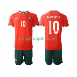 Fotbollströja Portugal Bernardo Silva 10 Barn Hemmaställ 2025-2026 Kort ärm