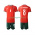 Fotbollströja Portugal Bruno Fernandes 8 Barn Hemmaställ 2025-2026 Kort ärm
