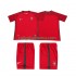Fotbollströja Portugal 2016 Retro Barn Hemmaställ Kort ärm