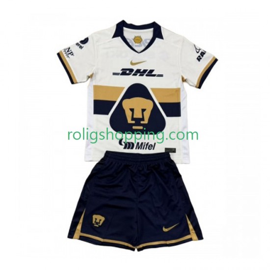 Fotbollströja Pumas UNAM Barn Hemmaställ 2025-2026 Kort ärm